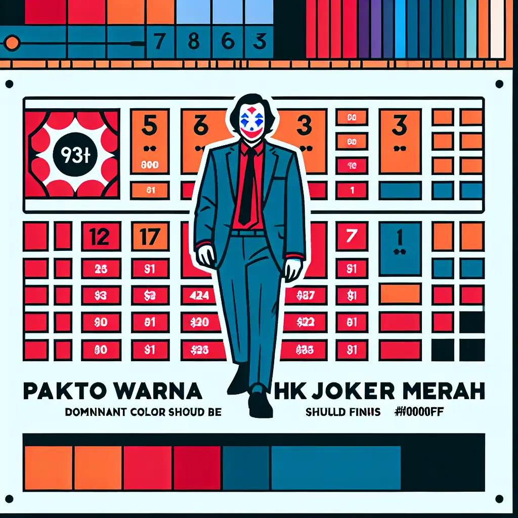 Paito Warna HK Joker Merah